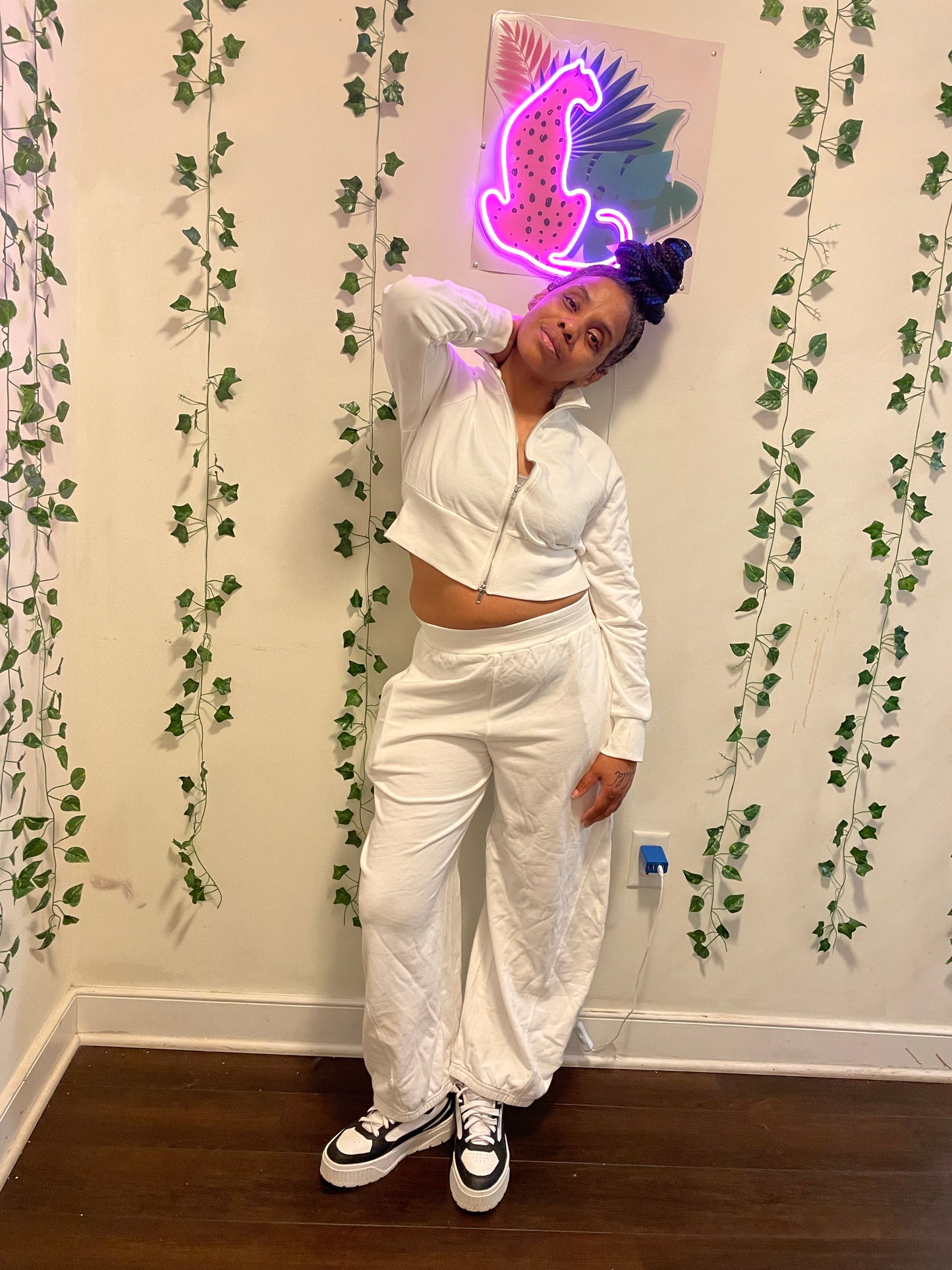 Two piece sweatsuit 