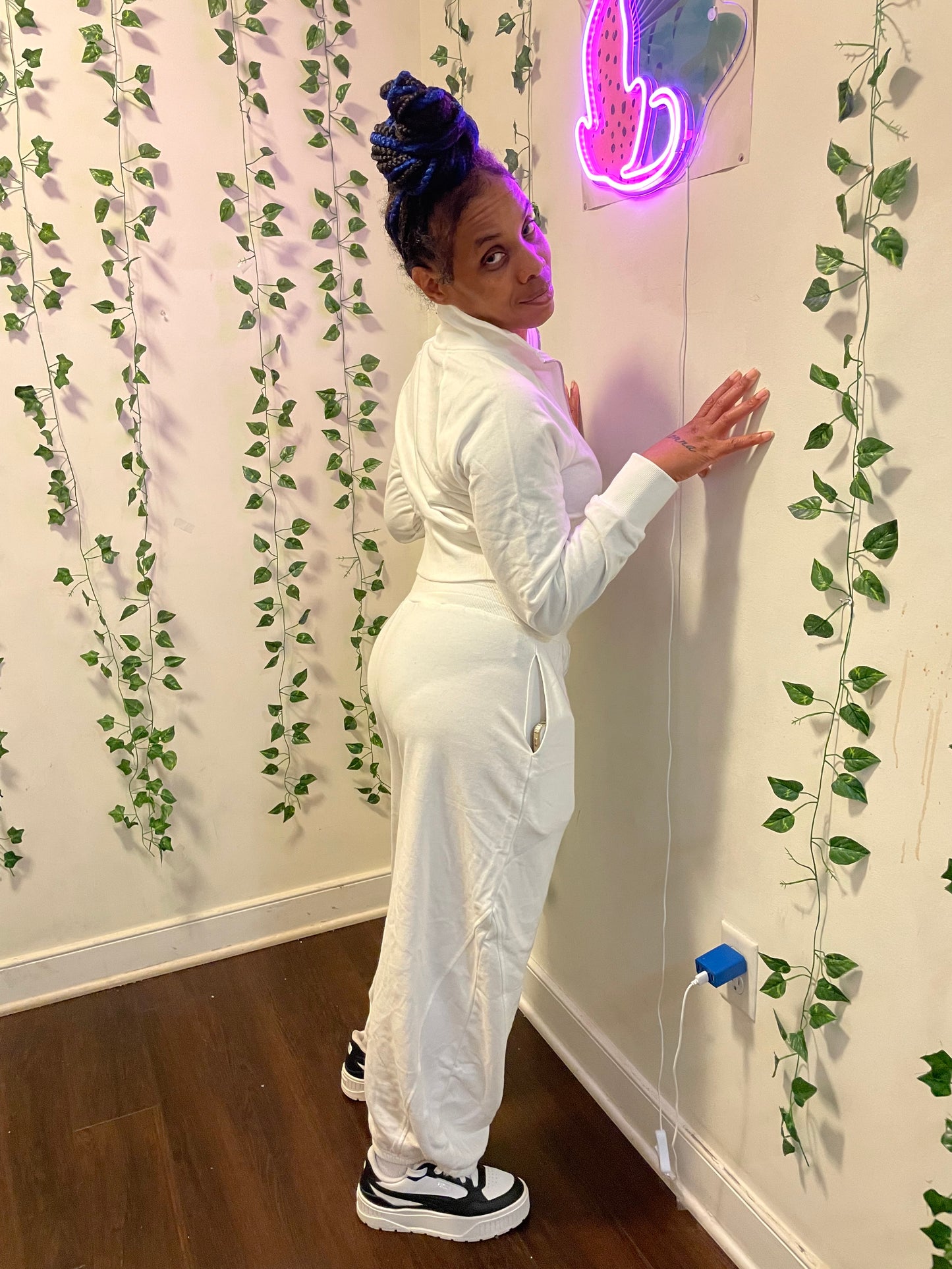 Two piece sweatsuit 
