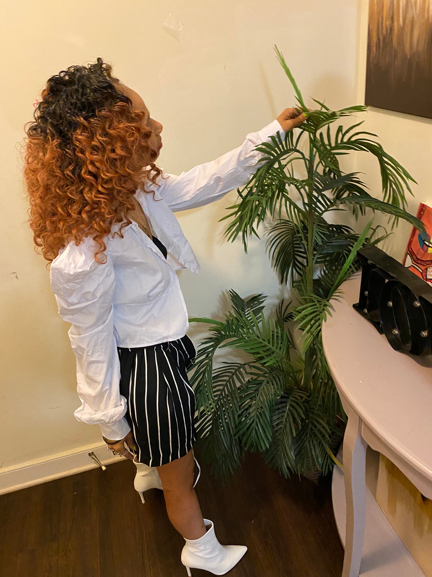 A stylist every day wear shirt dress up or down