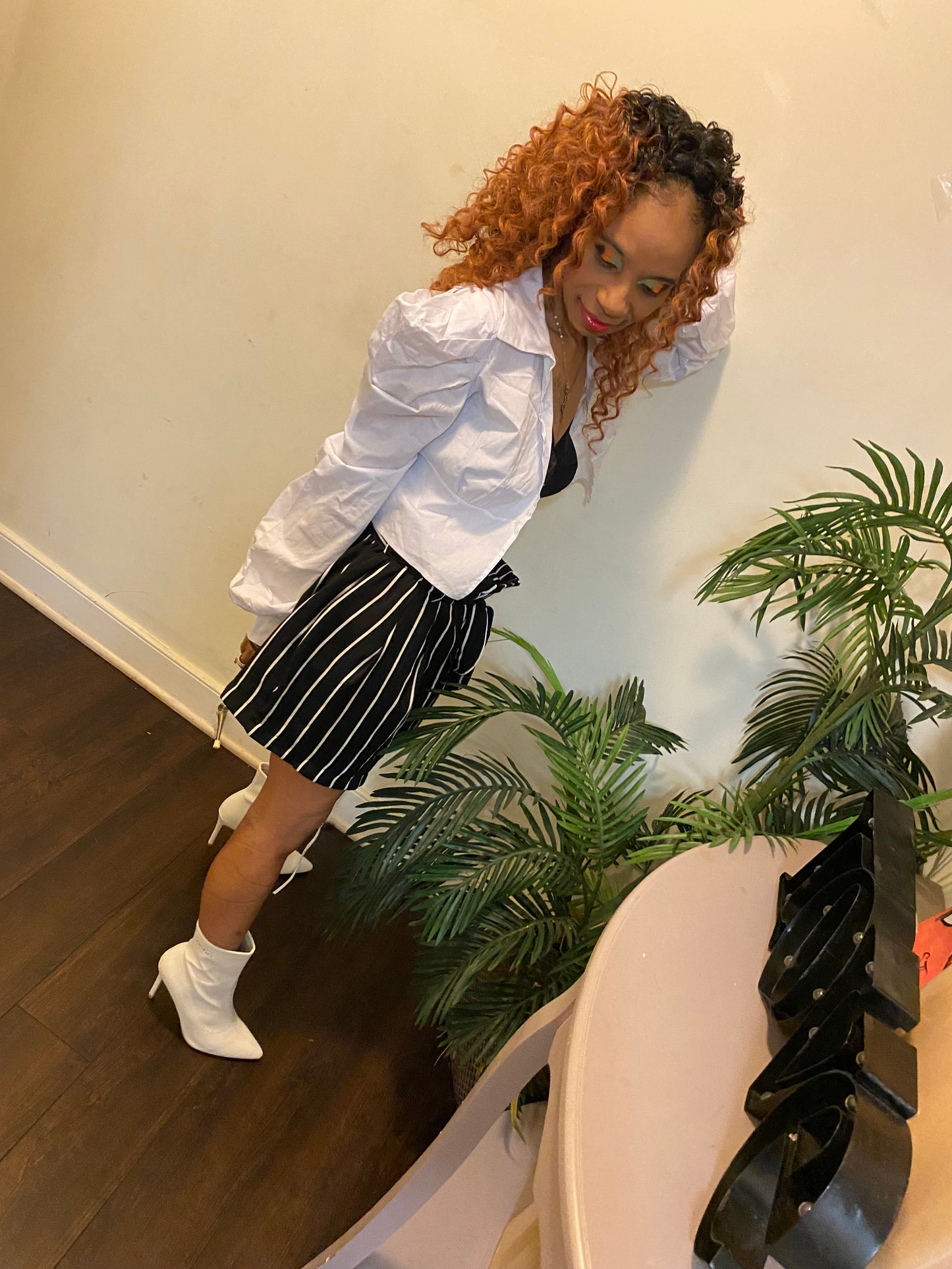 A stylist every day wear shirt dress up or down