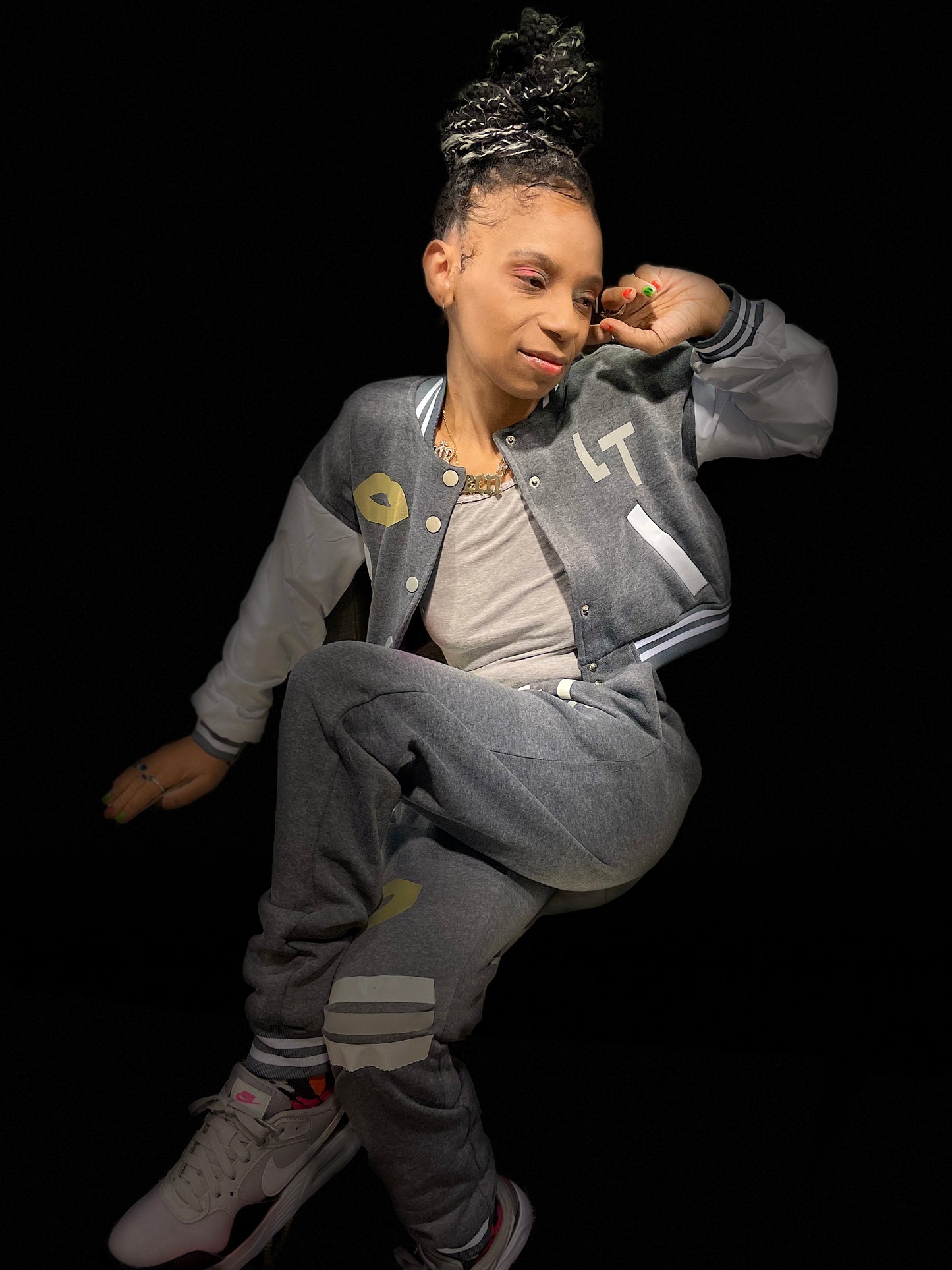 Jacket and Sweatpants set on sale now