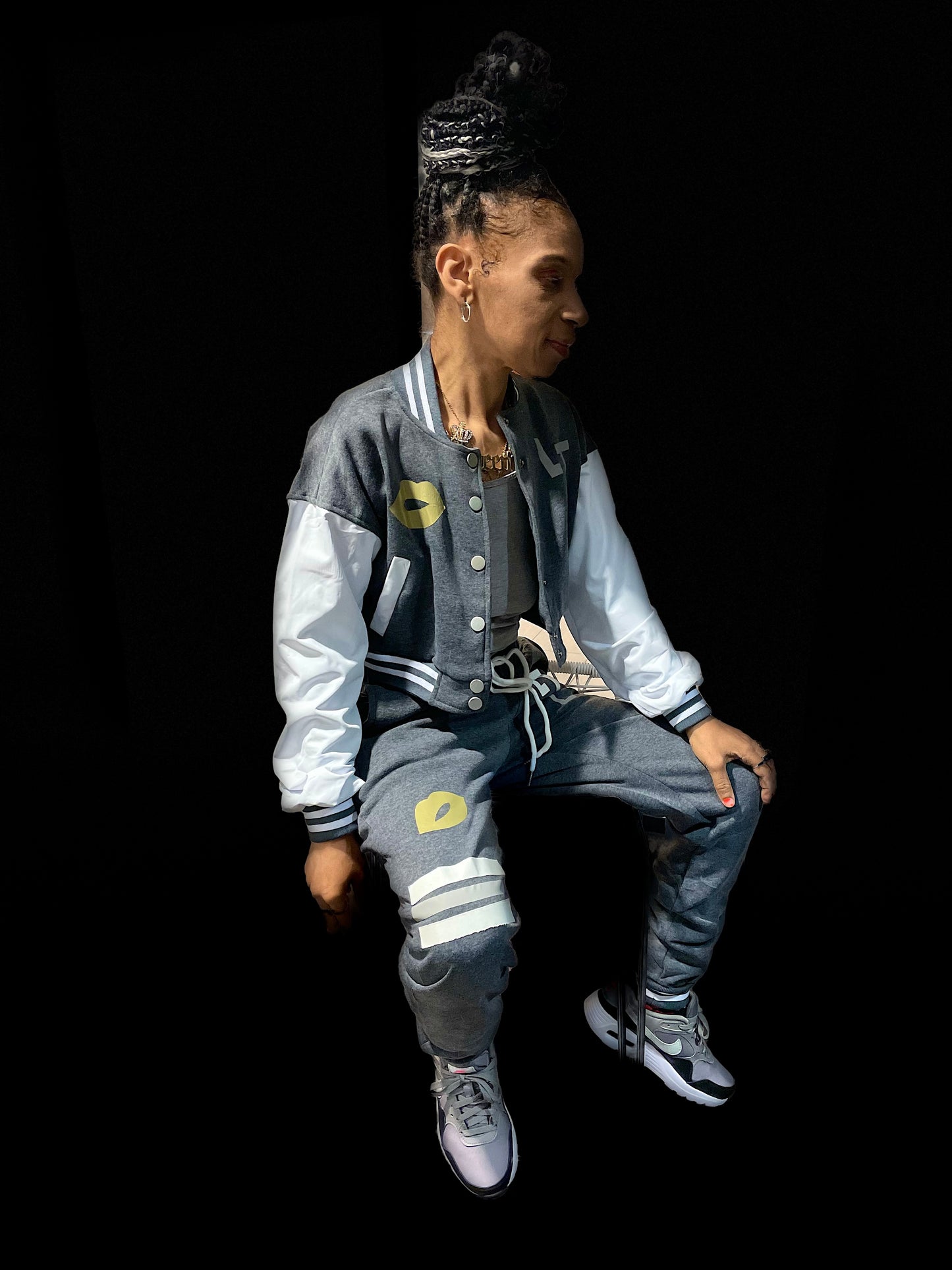 Jacket and Sweatpants set on sale now