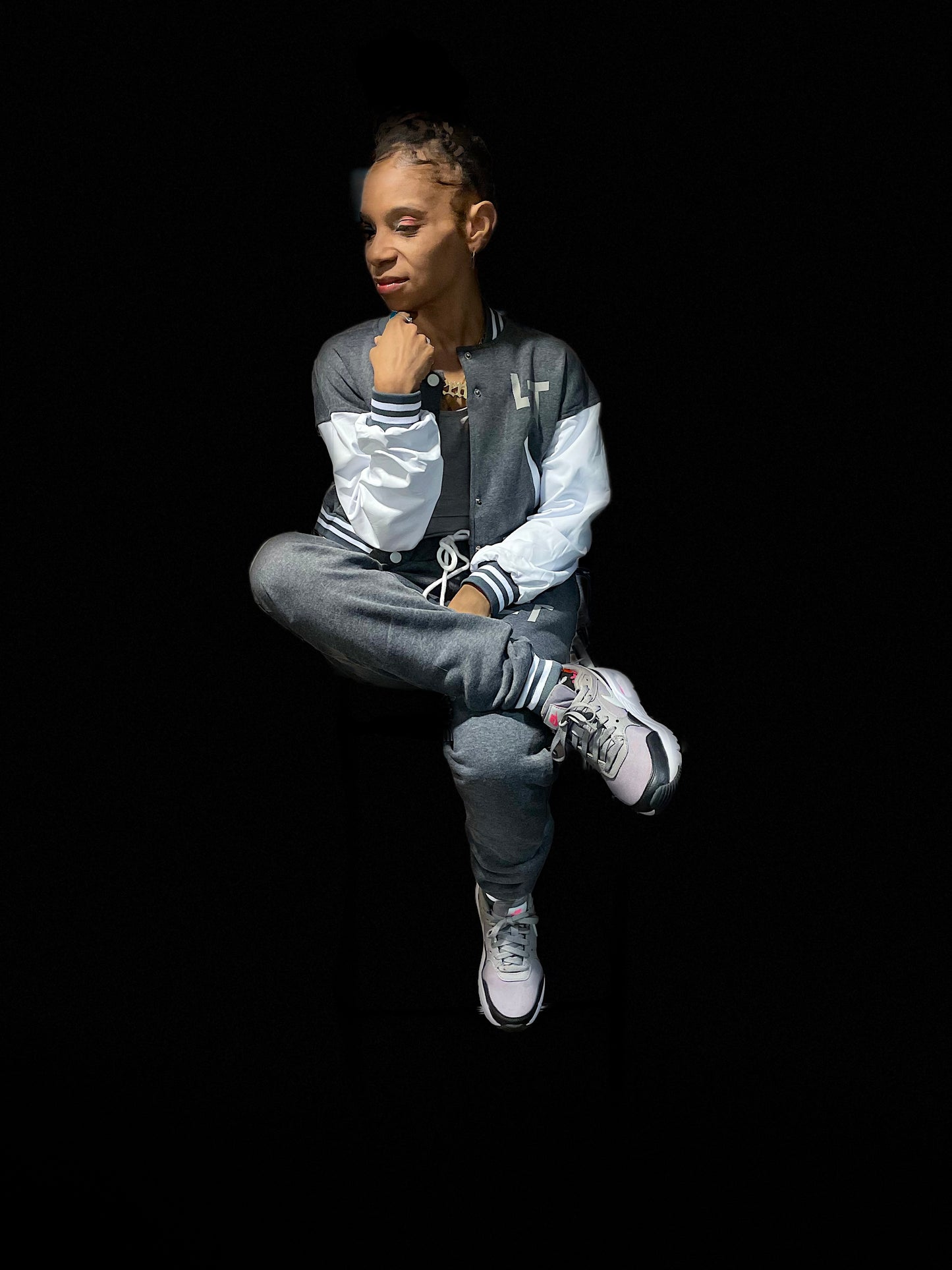 Jacket and Sweatpants set on sale now