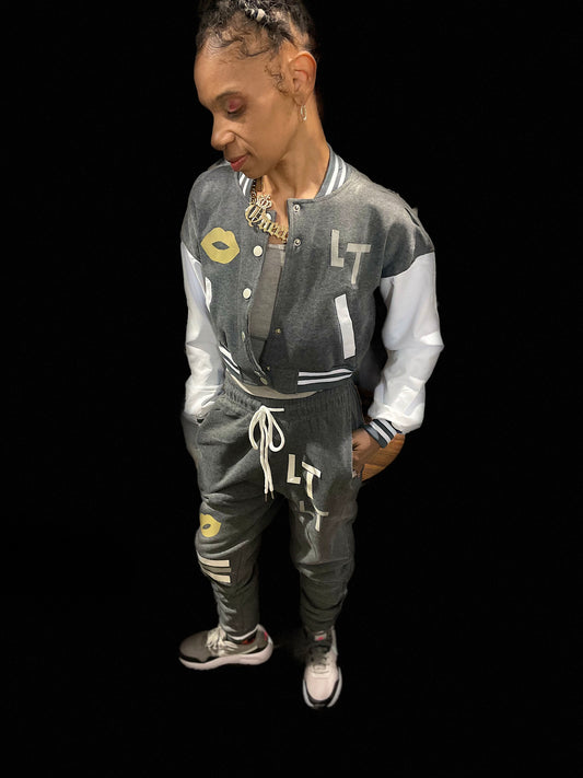 Jacket and Sweatpants set on sale now