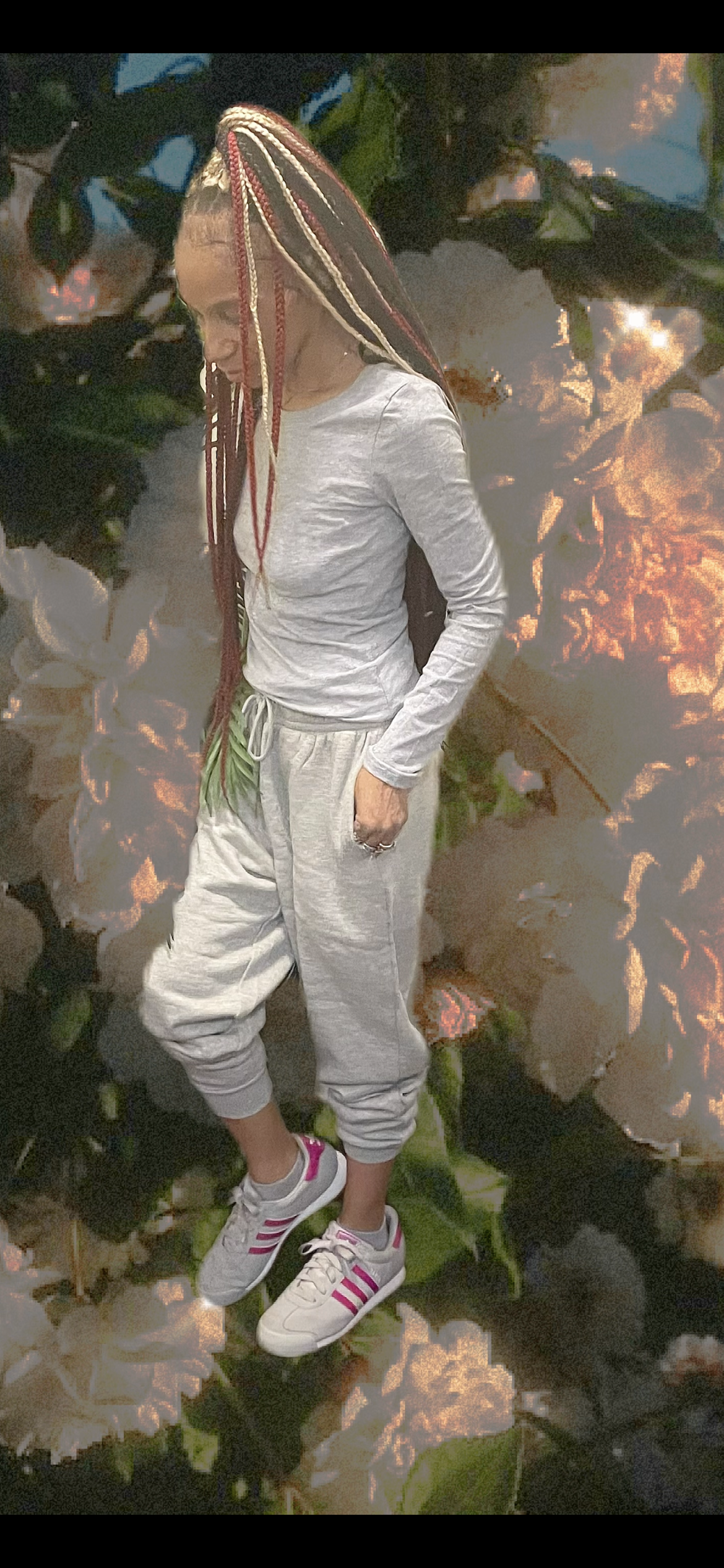 Long sleeve shirt and sweatpants