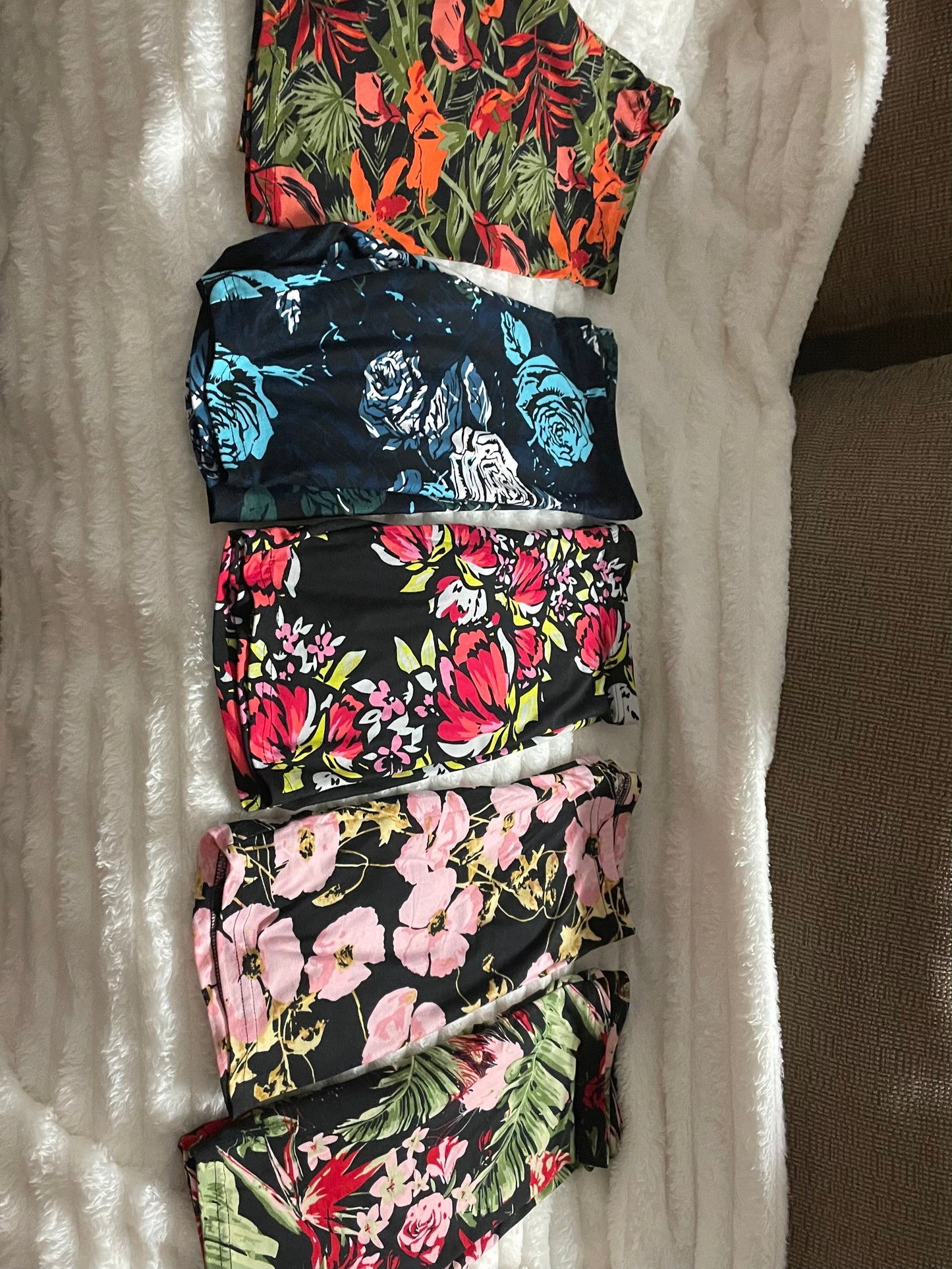 Summertime long flowering shorts