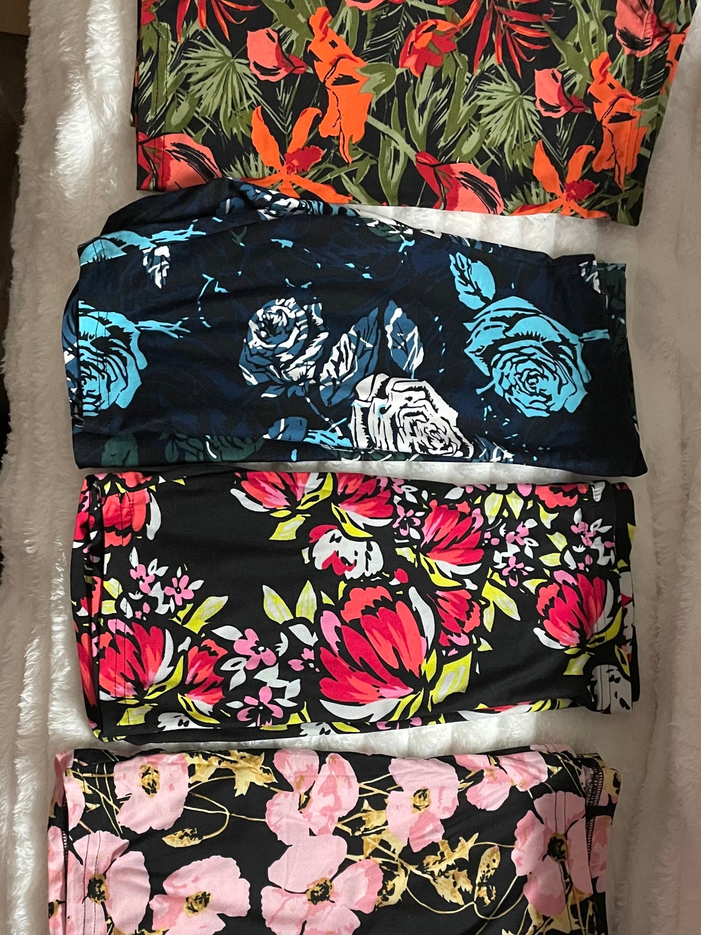 Summertime long flowering shorts